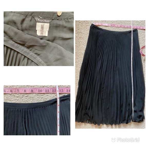 WHBM pleated midi skirt - Picture 7 of 9